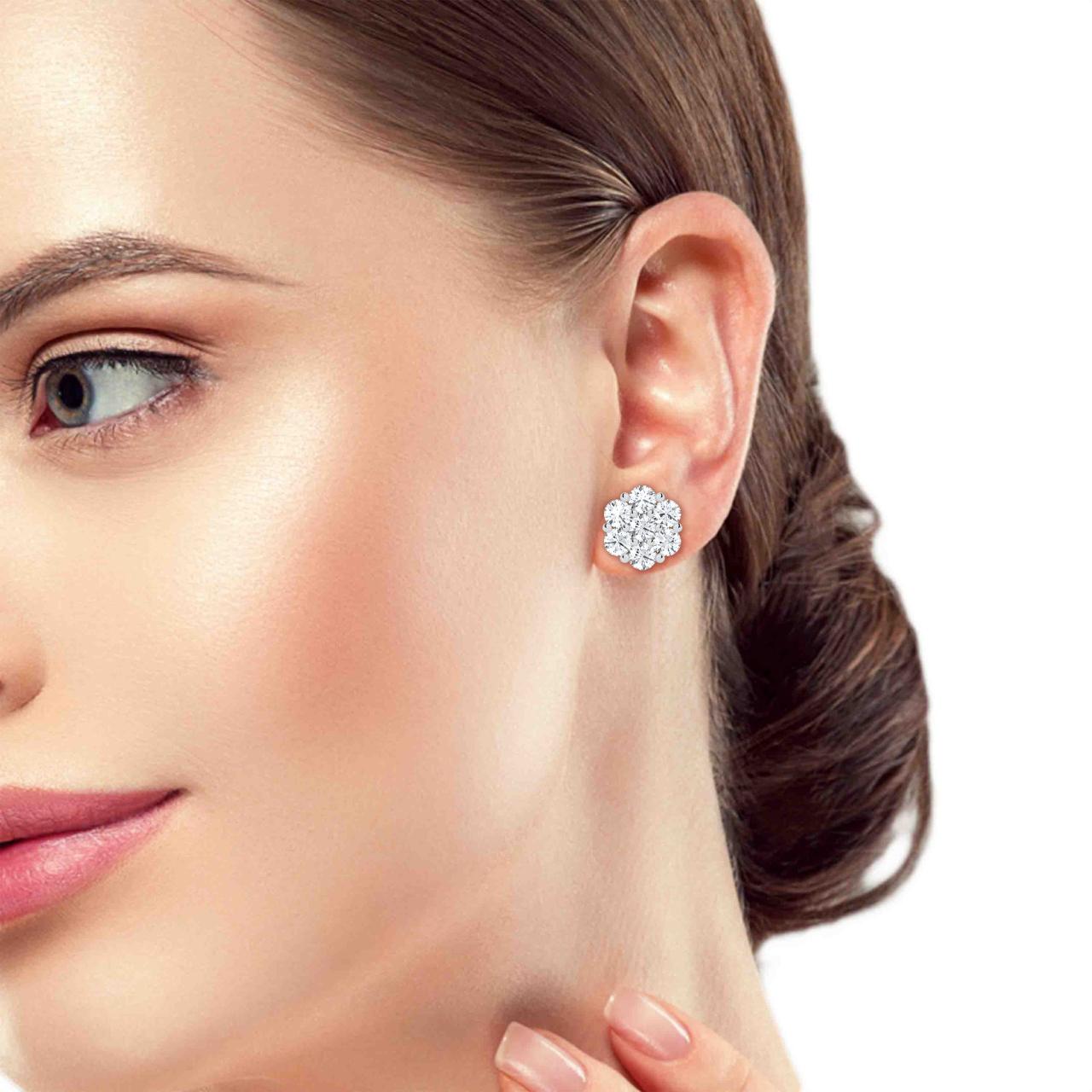 18KT Gold-Plated Eclat Studs