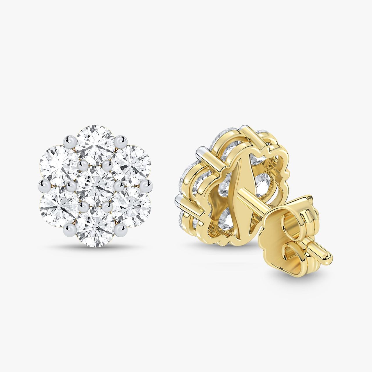 18KT Gold-Plated Eclat Studs