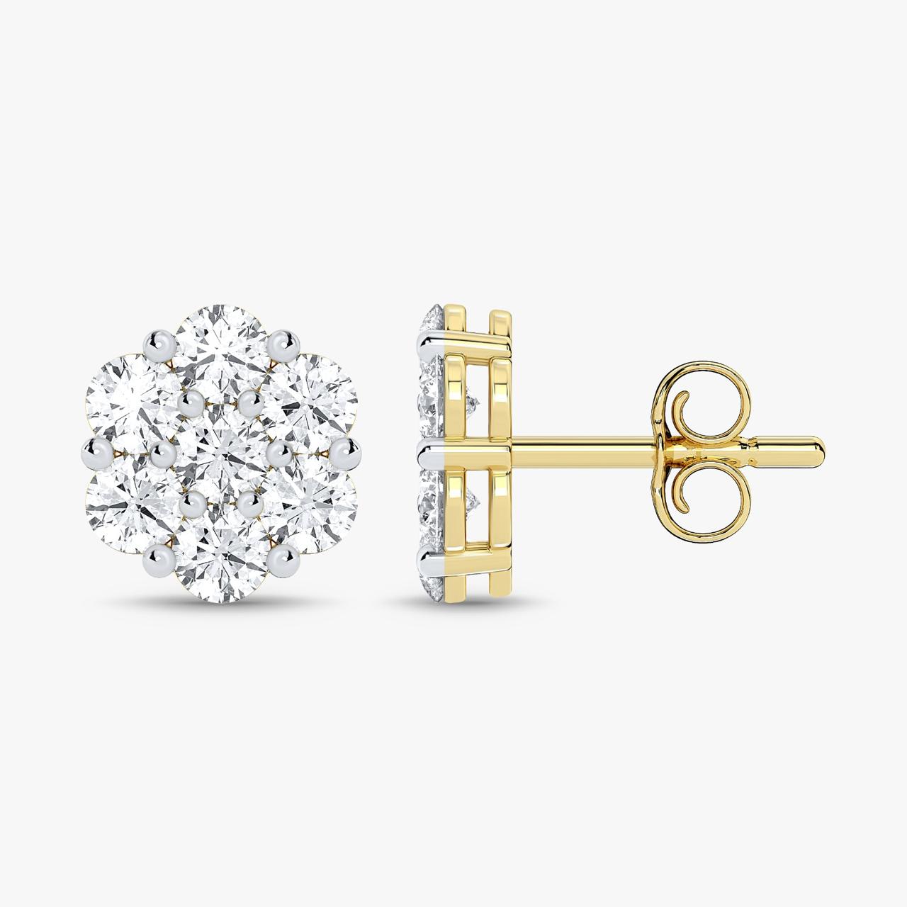 18KT Gold-Plated Eclat Studs