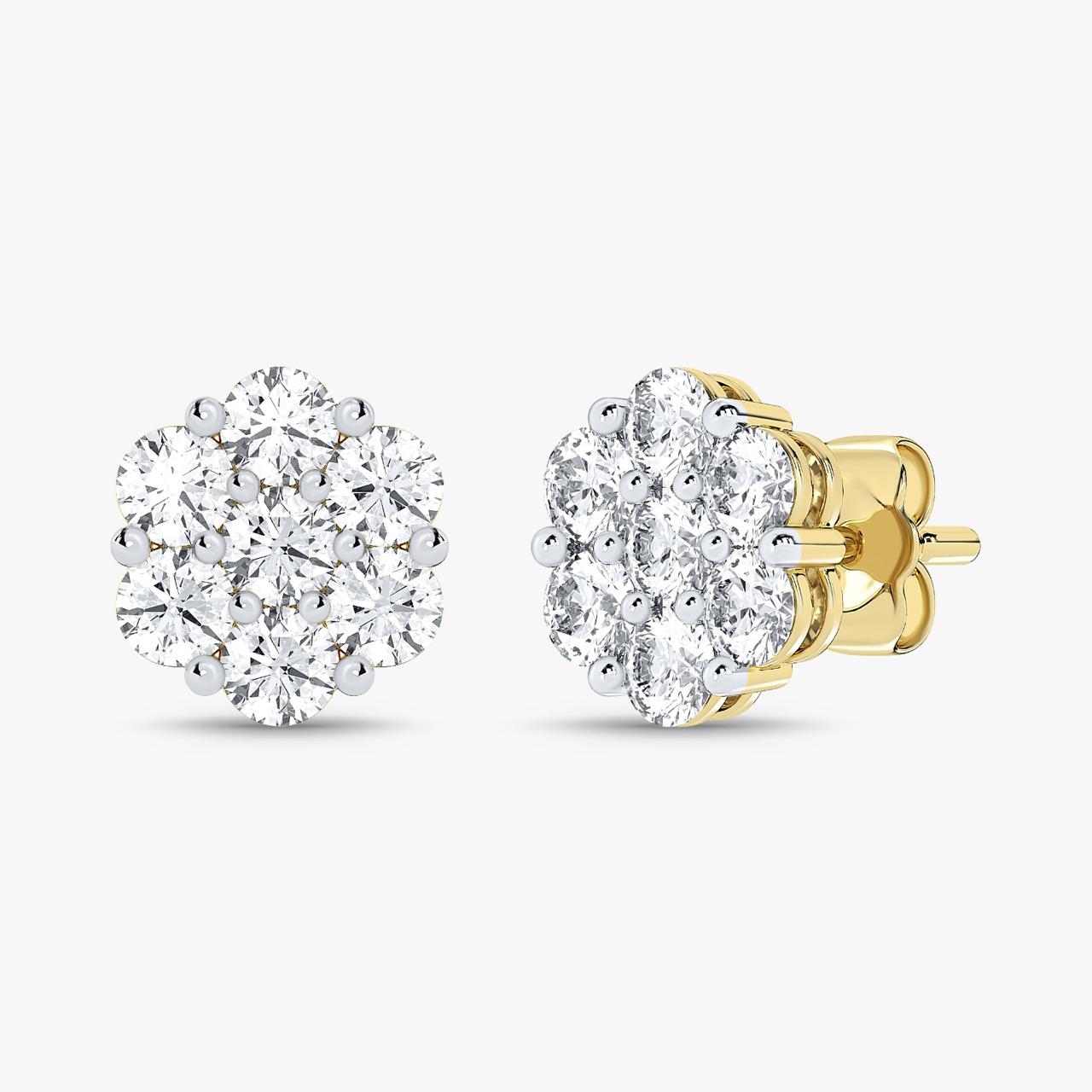 18KT Gold-Plated Eclat Studs